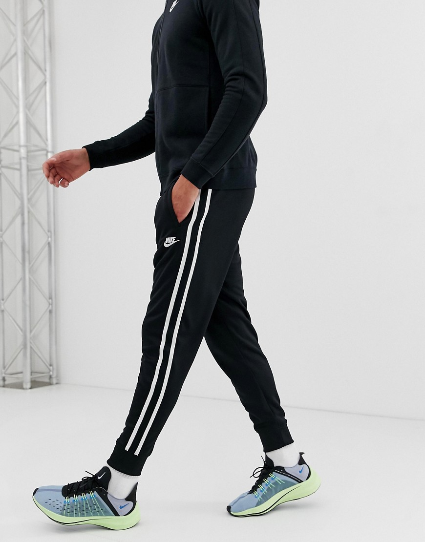 Nike - Tribute - Joggers neri con fondo elasticizzato-Nero