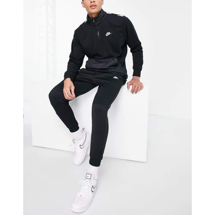 Nike tribute black joggers online