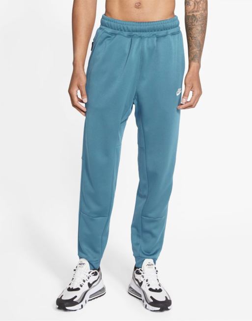 Nike Tribute knit joggers in cerulean ASOS