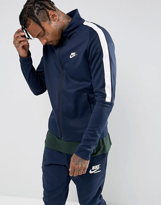 Nike | Nike Tribute Poly Track Jacket In Navy 861648-451