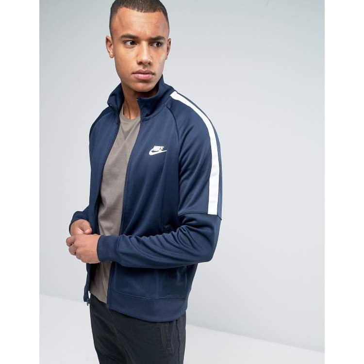 Nike tribute discount track top black