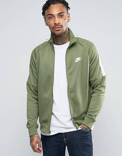 Nike Tribute Track Jacket Green | ASOS