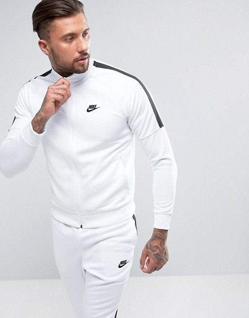 Nike Tribute Track Jacket In White 678626-100 | ASOS