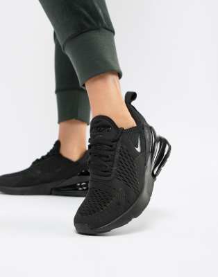 nike air max 270 triple black womens