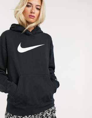 nike black oversized hoodie