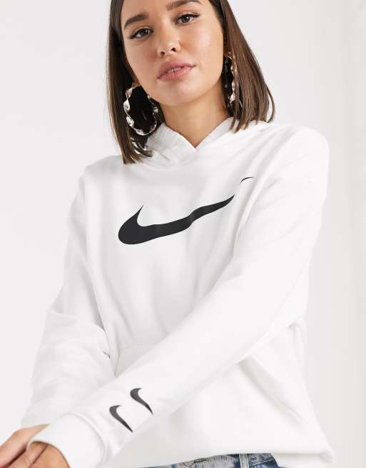 Nike triple cheap swoosh hoodie