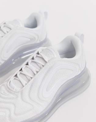 nike triple white air max 720 trainers