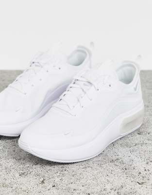 nike triple white air max dia trainers