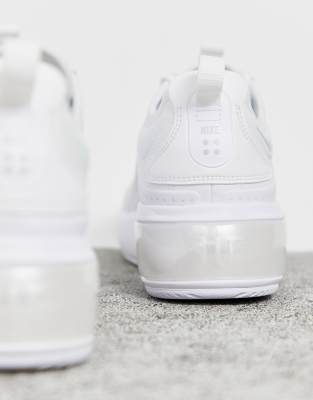 nike triple white air max dia trainers