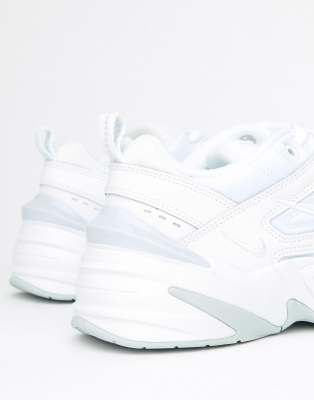 nike triple white m2k tekno trainers womens