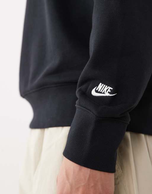 Nike - Trui van badstof met ronde hals in zwart , 3 van 5
