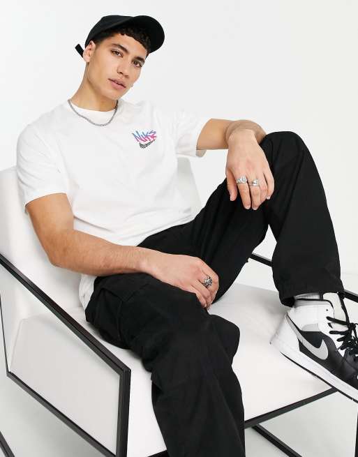 Nike - Turtle - T-shirt bianca con stampa sul retro stile anni '90, 4 di 4