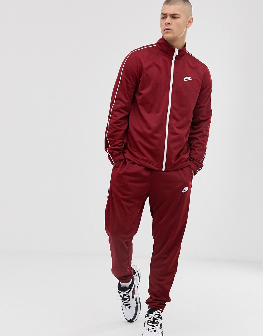 Nike - Tuta sportiva rossa-Rosso