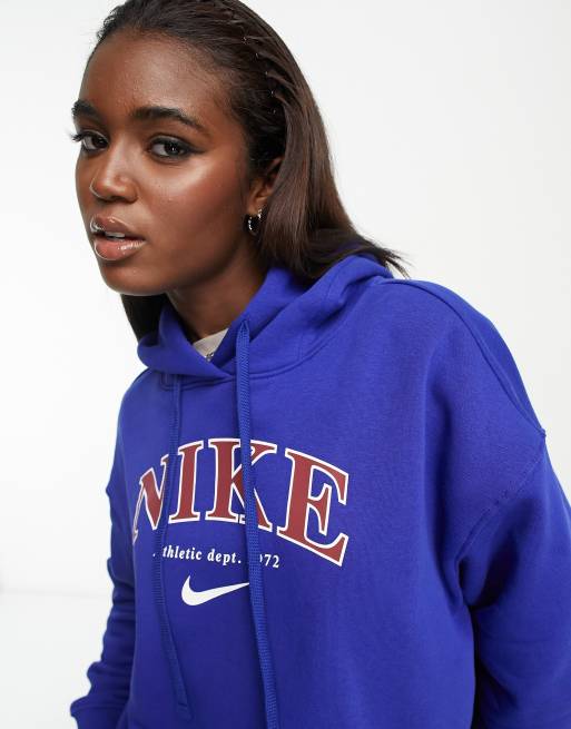 Nike - Uniseks Varsity - Phoenix - Hoodie van fleece in koningsblauw, 3 van 4