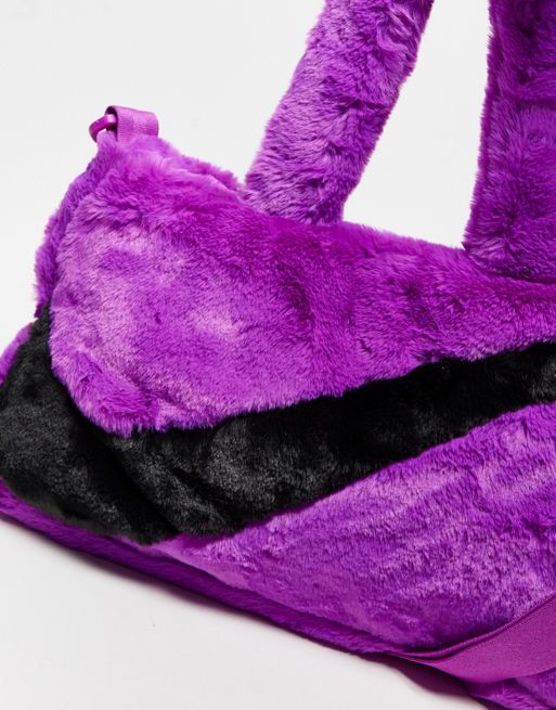 Nike Faux Fur Tote Bag Vivid PurpleNike Faux Fur Tote Bag Vivid Purple -  OFour