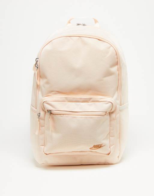 Nike unisex Heritage backpack in cream | ASOS