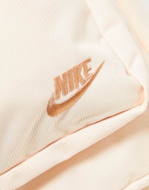 Nike unisex Heritage backpack in cream ASOS