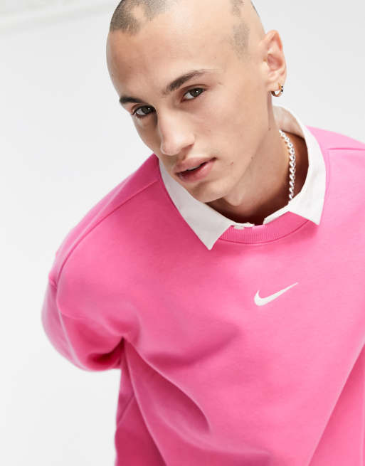 nike pink mens sweatshirt