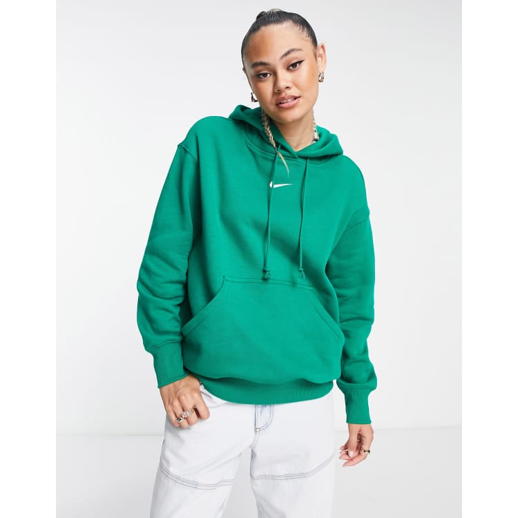 Green nike jumper womens sale