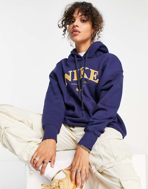 Navy and store gold hoodie