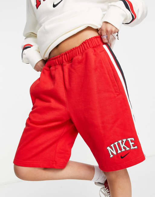 Short discount nike rouge