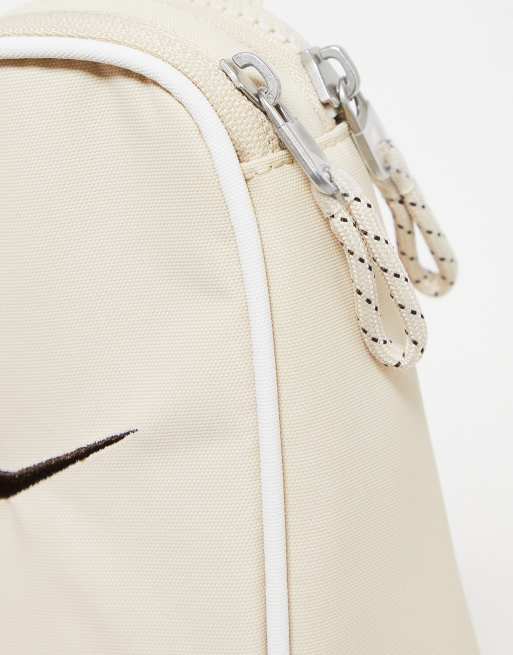 Nike unisex Sportswear Essentials cross body bag 1L in stone ASOS