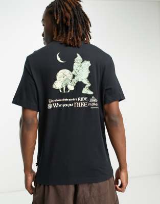 Nike unisex t-shirt with AF1 frog graphic in black - ASOS Price Checker