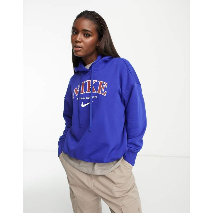 Blue nike outlet hoodie womens