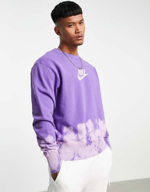 Nike purple crew on sale neck