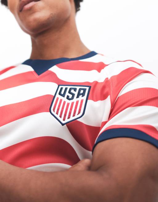 Nike USA World Cup short sleeve home jersey in red and white, 2 of 6