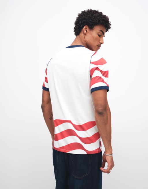 Nike USA World Cup short sleeve home jersey in red and white, 5 of 6
