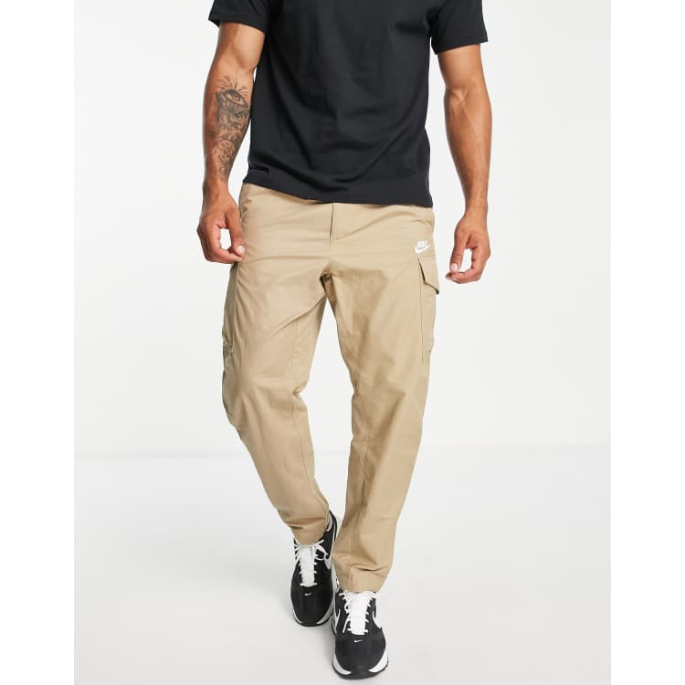 Nike utility cargo trousers in khaki