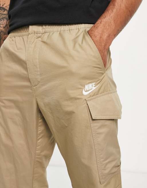 Nike utility cargo trousers in khaki