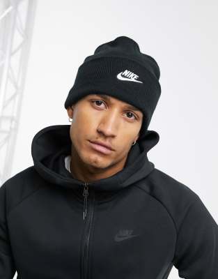 Nike Utility cuffed beanie in black | ASOS