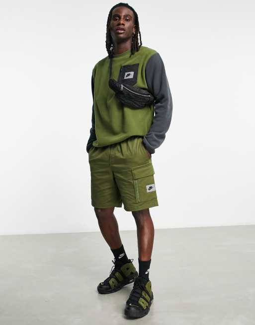 Nike utility shorts in rattan with pocket detail, 4 of 4