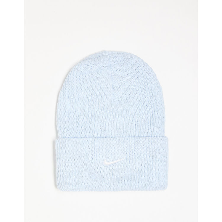 Nike Utility Swoosh beanie in light blue