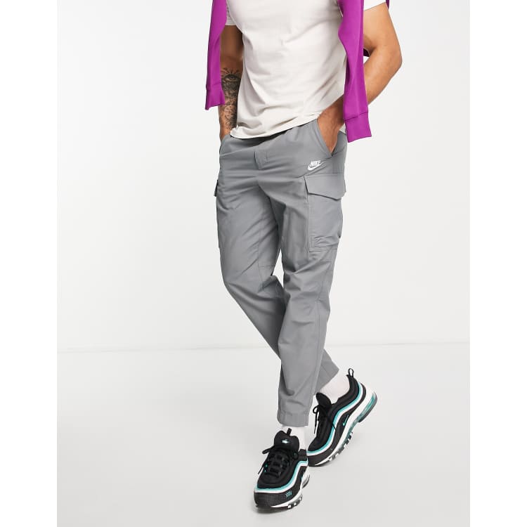 Nike cargo hot sale pants grey