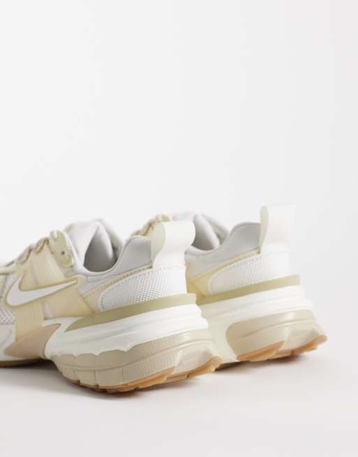 Nike V2K Run sneakers in beige and white  , 4 of 5