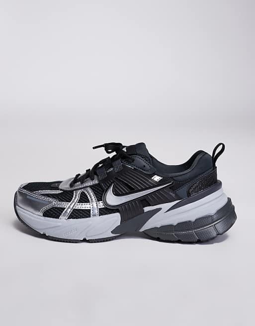 Nike V2K Run sneakers in black and gray | ASOS Nike V2K Run sneakers in black and gray | ASOS