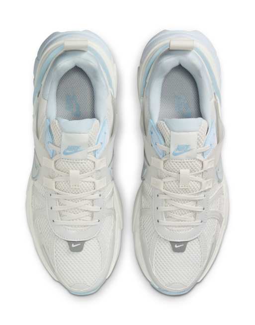 Nike V2K Run sneakers in light blue and silver , 3 of 4