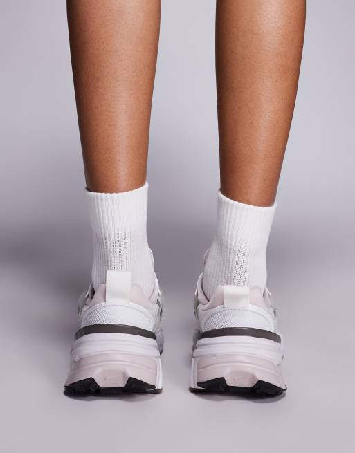 Nike V2K Run sneakers in metallic silver