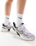 Nike V2K Run sneakers in silver and grape | ASOS