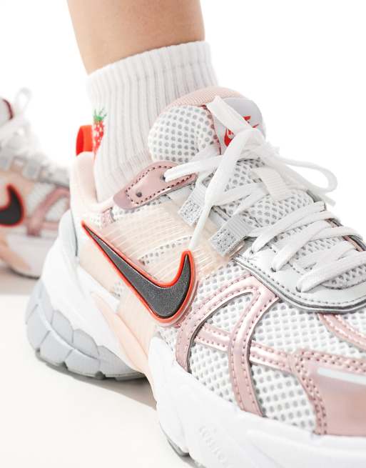 Metallic pink nike best sale