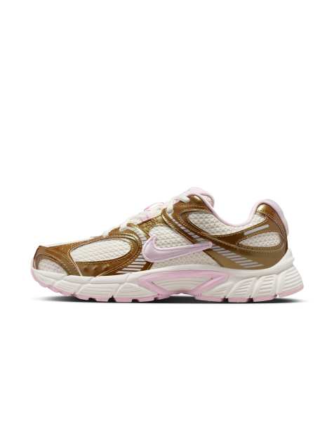 Nike V5 RNR sneakers in bronze and white - view 1