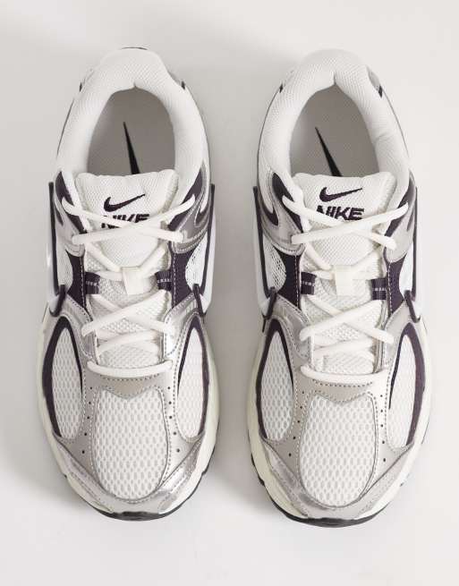 Nike V5 RNR sneakers with metallic detail in white and brown, 3 of 5