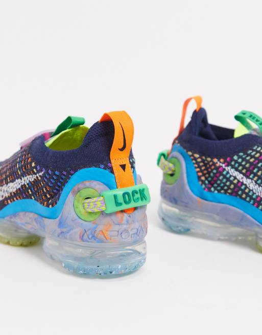 Nike — Vapormax 2020 — Flyknit — Blå sneakers, 3 af 4