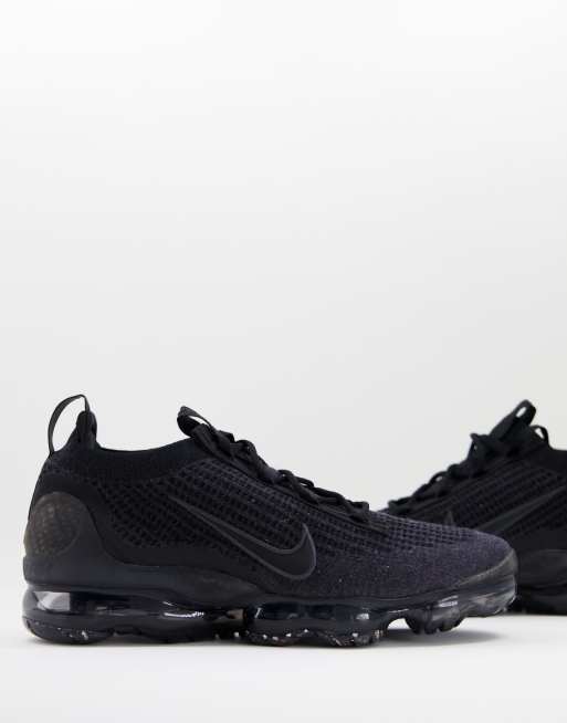 familia Duque Teoría de la relatividad Nike VaporMax 2021 Flyknit trainers in triple black | ASOS