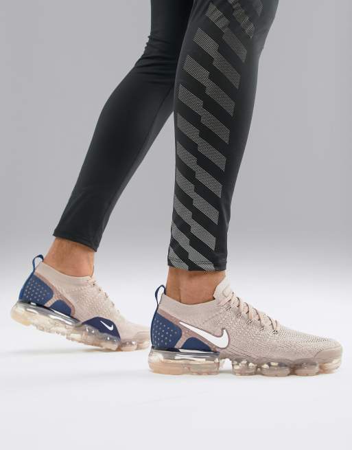 Nike – Vapormax – Beige träningsskor i flyknit