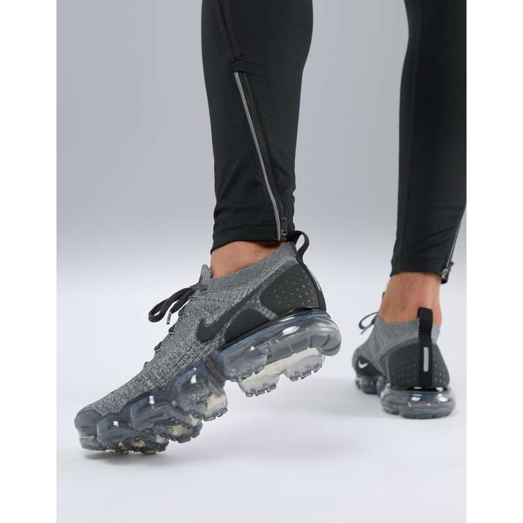 Nike vapormax flyknit outlet 2 grey and black