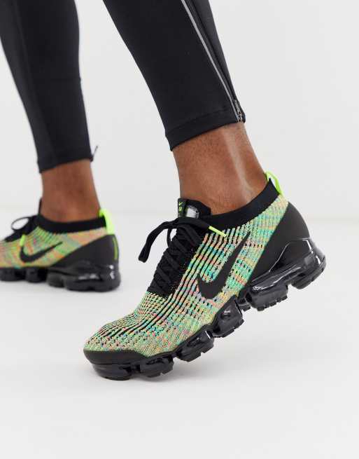 Nike vapormax flyknit 3.0 multi trainers in on sale black